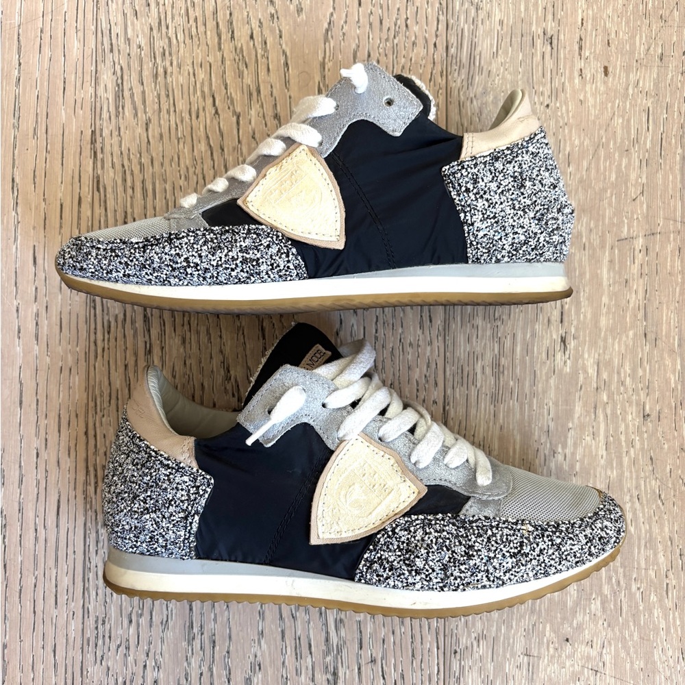 Philippe Model Glitter Sneakers - image 2